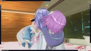 YuriNeptunexPlutia[CM3D2]HyperdimensionNeptunia